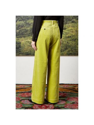 Pantalones de pana Massimo Alba verde