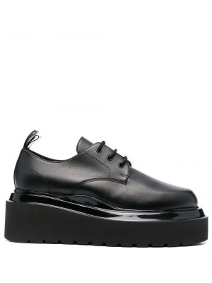 Nėriniuotos oksfordo batai su raišteliais 3juin juoda
