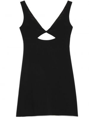 Mini šaty Ami Paris čierna