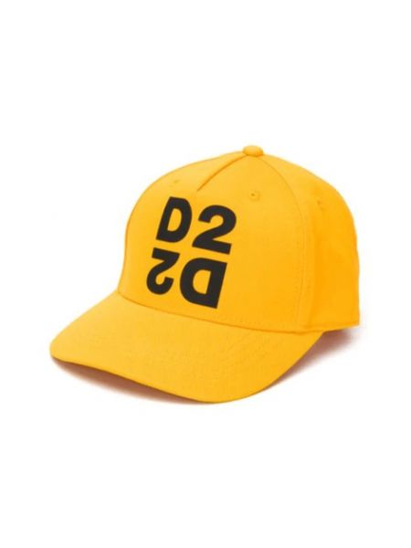 Einfarbiger cap Dsquared2 gelb
