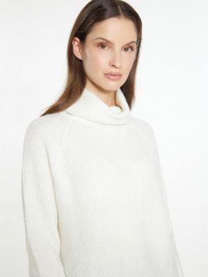 Пуловер Usha White Label бяло