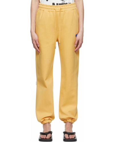 Spodnie bawełniane Ader Error, żółty