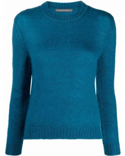 Jersey de tela jersey Alberta Ferretti azul