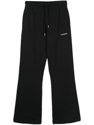 Spodnie sportowe bawełniane Flâneur czarne