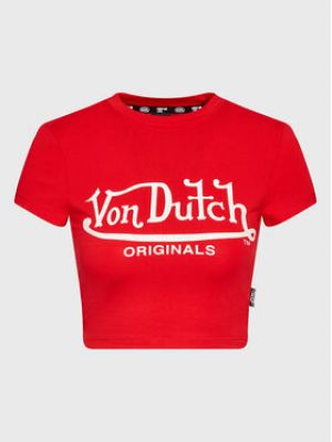T-shirt Von Dutch rouge