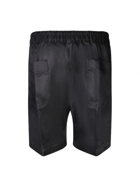 Pantalones cortos de seda Tom Ford negro