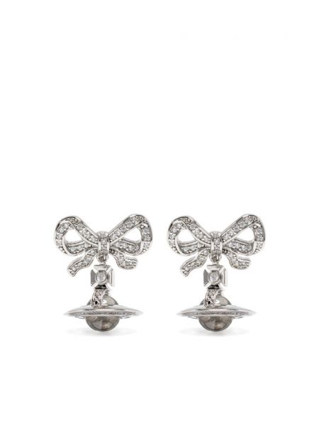 Boucles d'oreilles à boucle Vivienne Westwood argenté