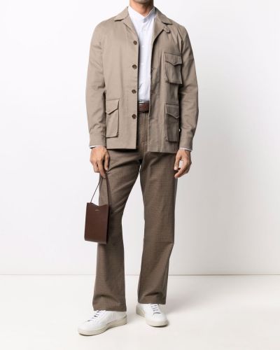 Camisa manga larga Dell'oglio gris