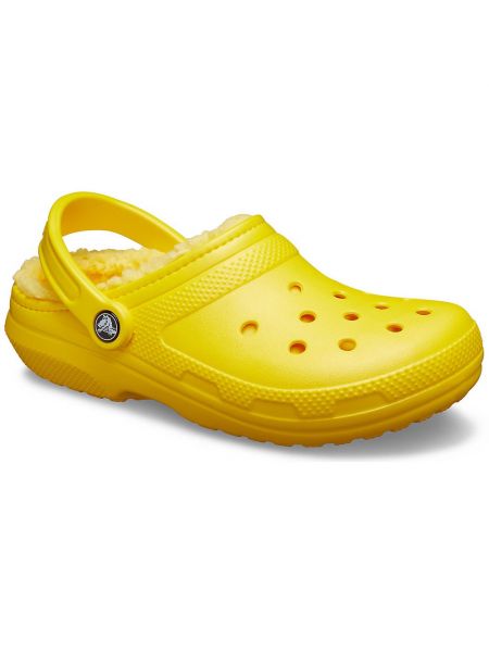 Мюли Crocs желтые