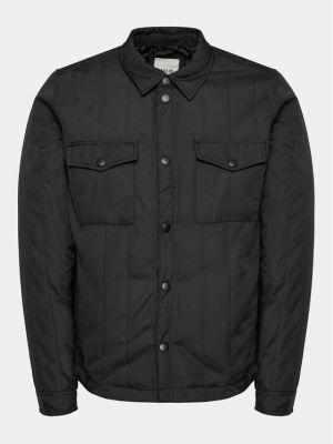 Prehodna jakna Solid črna