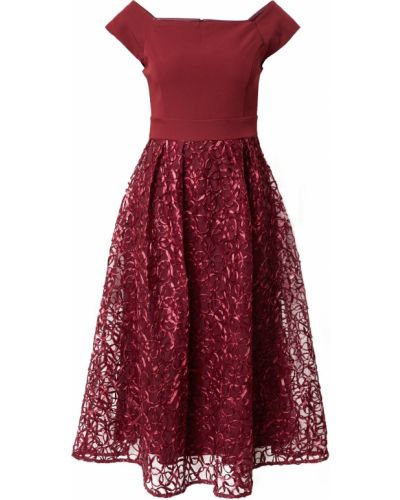 Coast Kokteilové šaty  červeno-fialová
