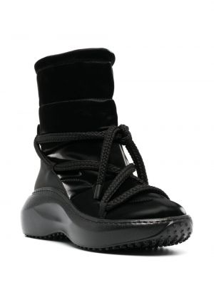 Prošívané sněžné boty Vic Matie černé