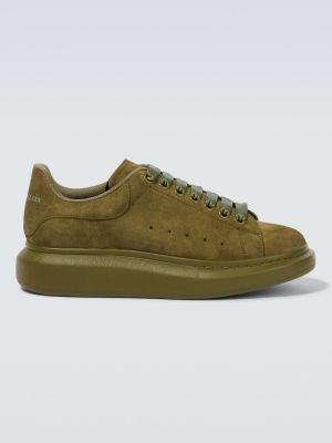 Oversized bőr sneakers Alexander Mcqueen zöld