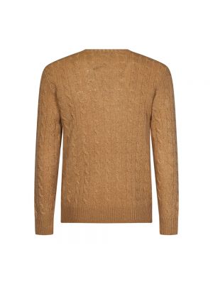 Jersey de cachemir de tela jersey con estampado de cachemira Ralph Lauren marrón