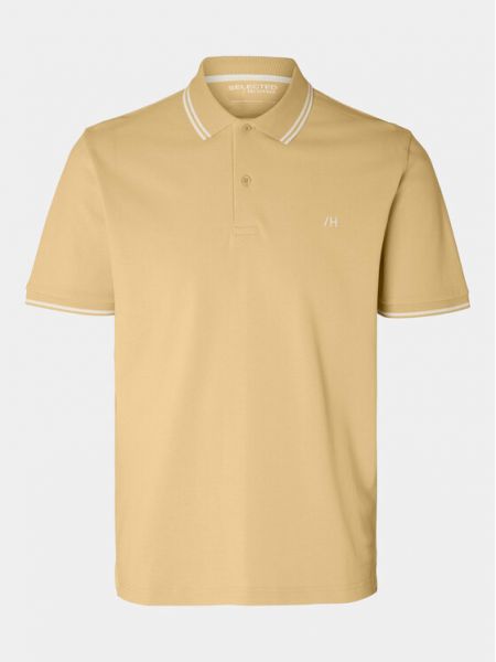 Polo majica Selected Homme bež