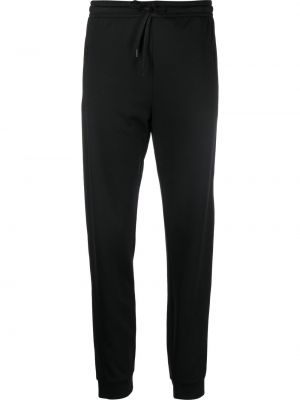 Spodnie slim fit z dżerseju Filippa-k Soft Sport czarne