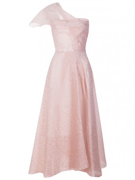 Шелковое вечернее платье Roland Mouret розовое
