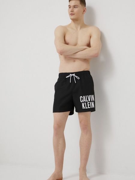 Hlače Calvin Klein črna
