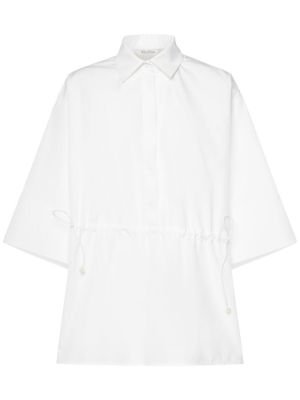 Bavlnená košeľa Max Mara biela