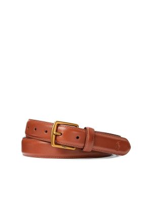 Cinturón de cuero Polo Ralph Lauren marrón