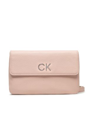 Crossbody torbica Calvin Klein roza