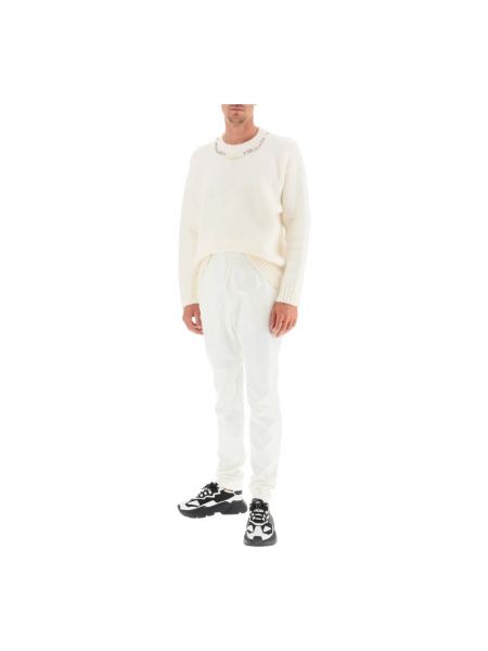 Pantalones de nailon Dolce & Gabbana blanco