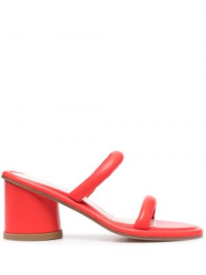 Kožené sandále Agl červená