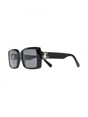 Oversized sluneční brýle Moncler Eyewear černé