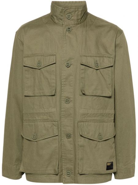 Pamučna jakna Carhartt Wip zelena