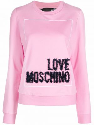 Sudadera Love Moschino rosa