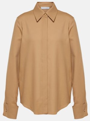 Camicia di lana Gabriela Hearst marrone