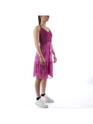 Sukienka mini Guess różowa