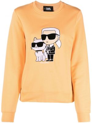 Sweatshirt Karl Lagerfeld orange