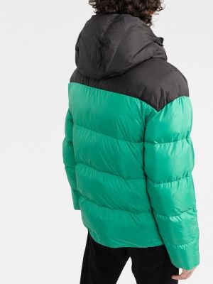 Péřová bunda na zip s kapucí s kapsami Dsquared2