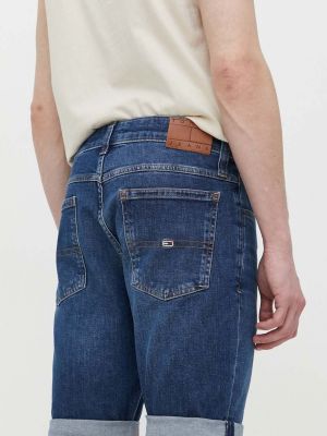 Kratke traper hlače Tommy Jeans plava