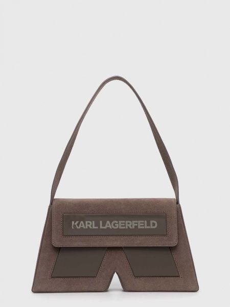 Чанта Karl Lagerfeld кафяво