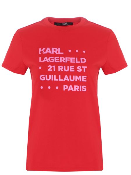 Футболка Karl Lagerfeld, красная