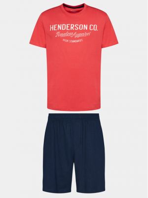 Pijamale Henderson roșu