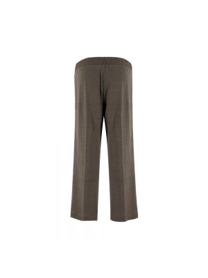 Pantalones rectos Le Tricot Perugia marrón