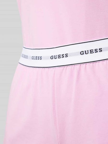 Piżama Guess różowa