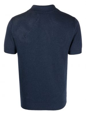 T-shirt mit geknöpfter aus baumwoll Frescobol Carioca blau