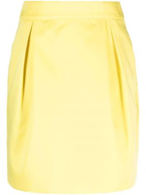 Πλισέ φούστα Kate Spade κίτρινο
