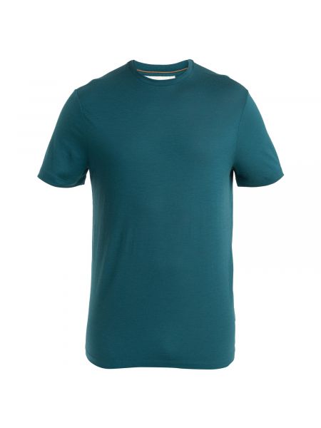 Рубашка из шерсти мериноса Icebreaker зеленая