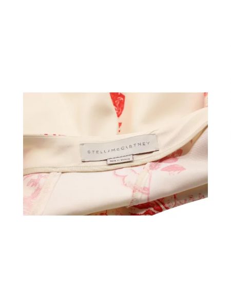 Falda de seda Stella Mccartney Pre-owned blanco