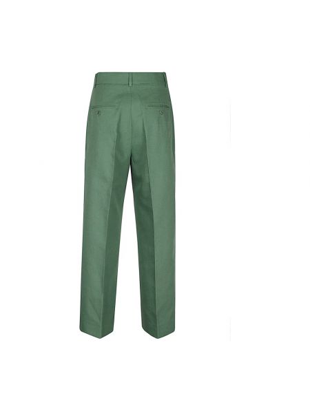 Pantalones chinos Max Mara Weekend verde