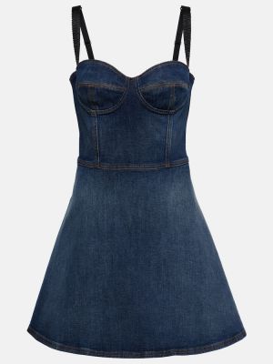 Sukienka jeansowa Dolce&gabbana niebieska