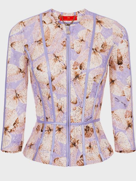Пиджак Elisabetta Franchi фиолетовый