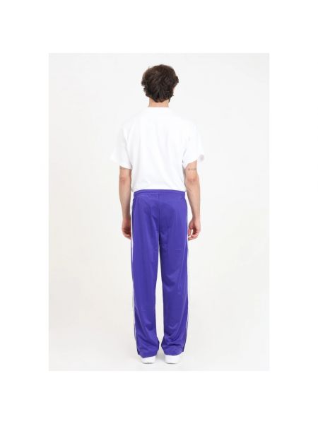 Pantalones rectos Adidas Originals violeta