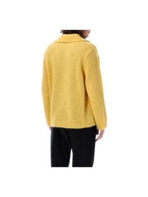 Dzianinowy pulower Bode żółty