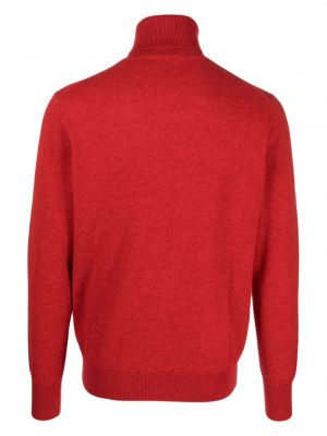 Sweter z kaszmiru Aspesi czerwony